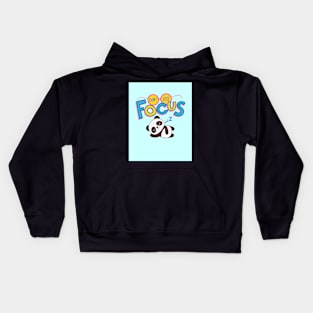 Don't Lose Focus With Sleeping Panda Kids Hoodie